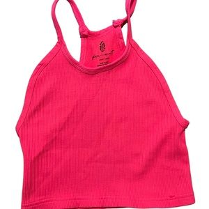 Free People Happiness Runs Crop Top Hot Pink XS/S COLOR NO LONGER AVAILABLE